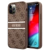 Чохол Guess 4G Stripe для iPhone 12 | 12 Pro Brown (GUHCP12M4GDBR)