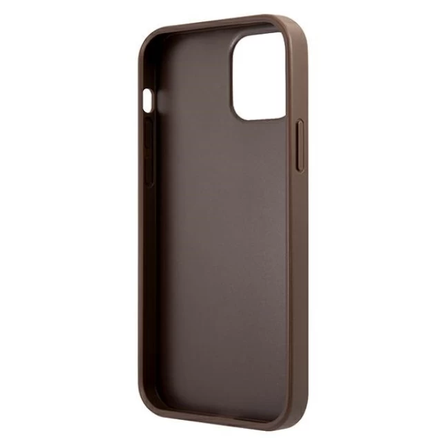 Чохол Guess 4G Stripe для iPhone 12 | 12 Pro Brown (GUHCP12M4GDBR)