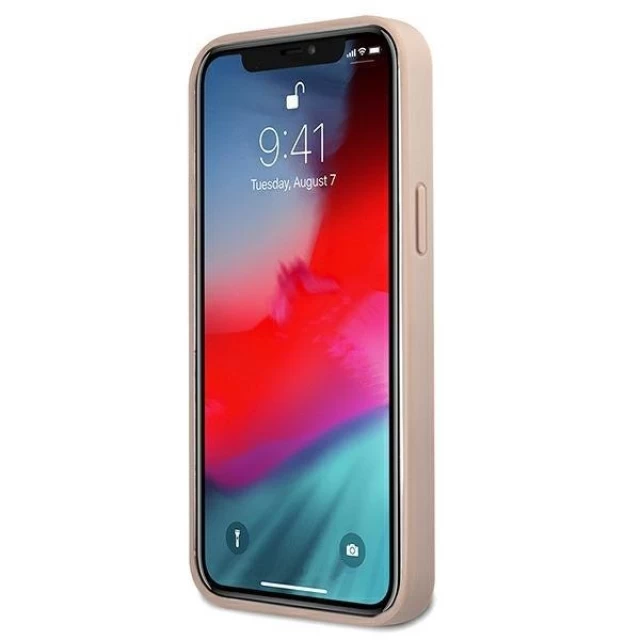 Чехол Guess 4G Stripe для iPhone 12 mini Pink (GUHCP12S4GDPI)