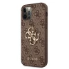 Чохол Guess 4G Big Metal Logo для iPhone 12 | 12 Pro Brown (GUHCP12M4GMGBR)