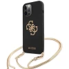 Чехол Guess Gold Chain Collection для iPhone 12 | 12 Pro Black (GUHCP12MLSC4GBK)