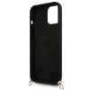 Чохол Guess Gold Chain Collection для iPhone 12 | 12 Pro Black (GUHCP12MLSC4GBK)