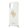 Чехол Guess Gold Chain Collection для iPhone 12 | 12 Pro White (GUHCP12MLSC4GWH)