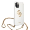 Чехол Guess Gold Chain Collection для iPhone 12 Pro Max White (GUHCP12LLSC4GWH)