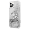 Чохол Guess 4G Big Liquid Glitter для iPhone 12 | 12 Pro Silver (GUHCP12MLG4GSI)