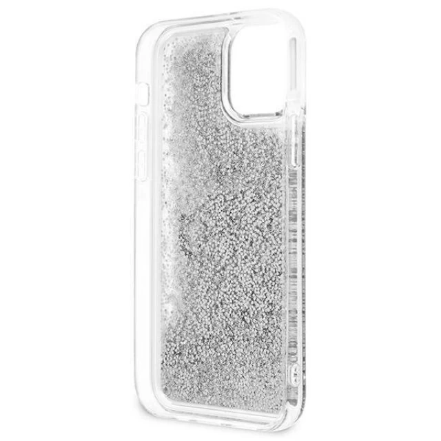 Чохол Guess 4G Big Liquid Glitter для iPhone 12 | 12 Pro Silver (GUHCP12MLG4GSI)