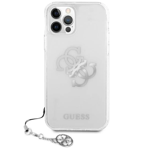 Чехол Guess Charms Collection для iPhone 12 Pro Max Transparent (GUHCP12LKS4GSI)