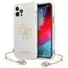 Чохол Guess 4G Gold Charms Collection для iPhone 12 | 12 Pro Transparent (GUHCP12MKS4GGO)