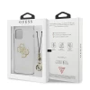 Чохол Guess 4G Gold Charms Collection для iPhone 12 | 12 Pro Transparent (GUHCP12MKS4GGO)