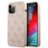 Чохол Guess 4G Metal Gold Logo для iPhone 12 | 12 Pro Pink (GUHCP12MG4GFPI)