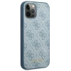 Чехол Guess 4G Metal Gold Logo для iPhone 12 | 12 Pro Blue (GUHCP12MG4GFBL)