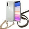 Чехол Guess 4G Gold Chain для iPhone 11 Transparent (GUHCN61KC4GSGO)