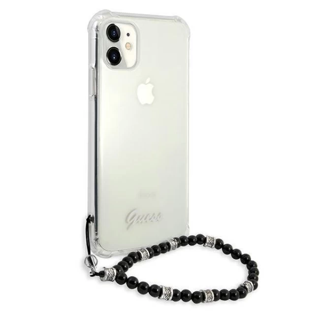 Чохол Guess Black Pearl для iPhone 11 Transparent (GUHCN61KPSBK)