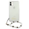 Чехол Guess White Pearl для iPhone 11 Transparent (GUHCN61KPSWH)