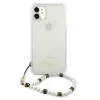 Чохол Guess White Pearl для iPhone 11 Transparent (GUHCN61KPSWH)