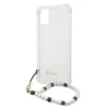 Чехол Guess White Pearl для iPhone 11 Transparent (GUHCN61KPSWH)