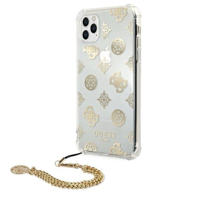 Чехол Guess Peony Chain Collection для iPhone 11 Pro Gold (GUHCN58KSPEGO)