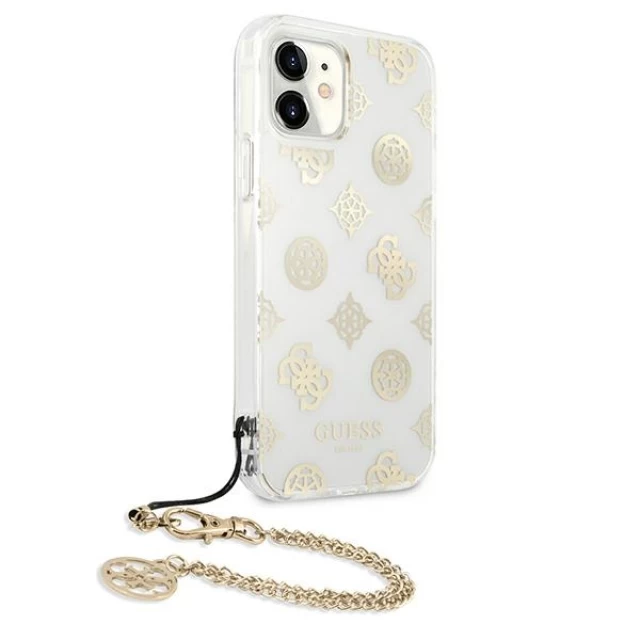 Чохол Guess Peony Chain Collection для iPhone 11 Gold (GUHCN61KSPEGO)