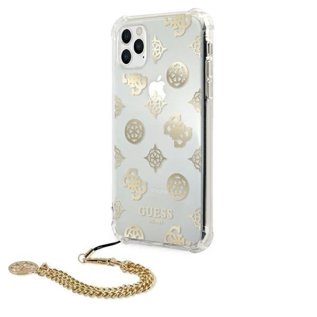 Чохол Guess Peony Chain Collection для iPhone 11 Pro Max Gold (GUHCN65KSPEGO)