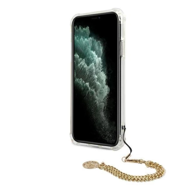 Чехол Guess Peony Chain Collection для iPhone 11 Pro Max Gold (GUHCN65KSPEGO)