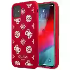 Чехол Guess Peony Collection для iPhone 11 Red (GUHCN61LSPEWRE)