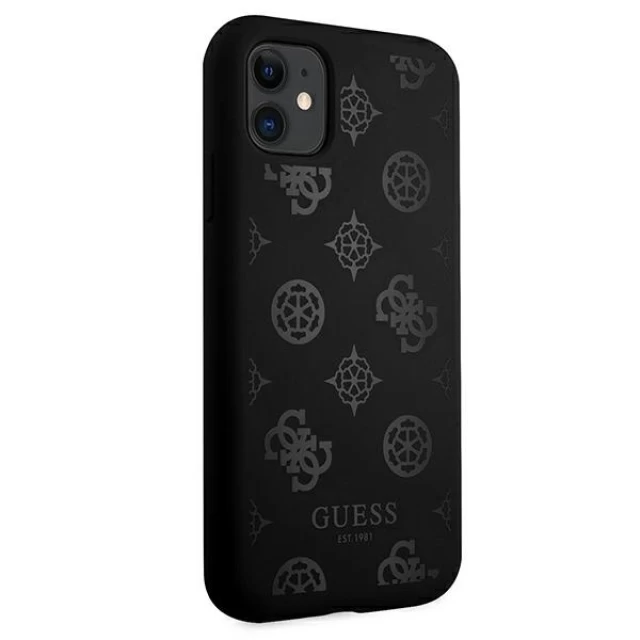 Чехол Guess Peony Collection для iPhone 11 Black (GUHCN61LSPEBK)