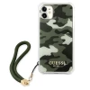Чехол Guess Camo Strap Collection для iPhone 11 Green (GUHCN61KSARKA)