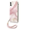 Чехол Guess Marble Cord Collection для iPhone 11 Pink (GUHCN61KSMAPI)