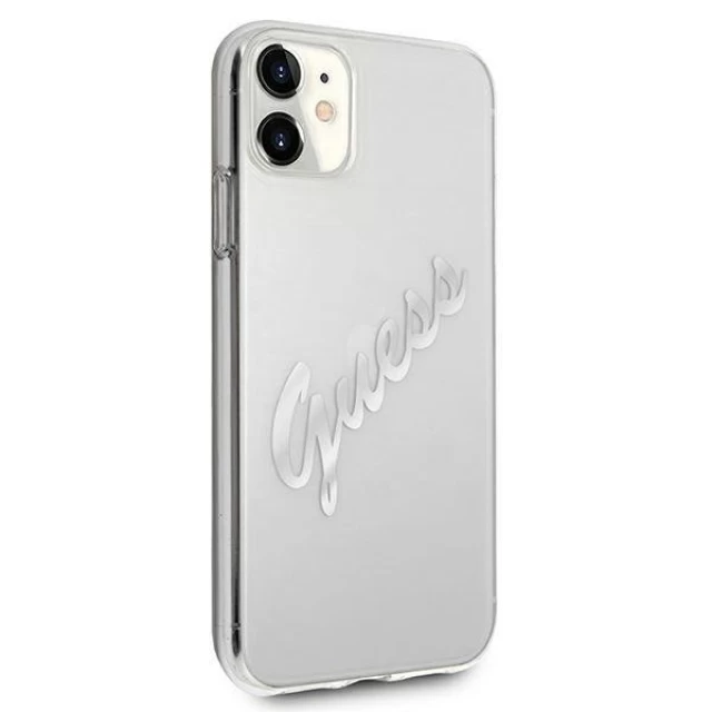 Чехол Guess Vintage Script для iPhone 11 Transparent (GUHCN61KTRSVSI)