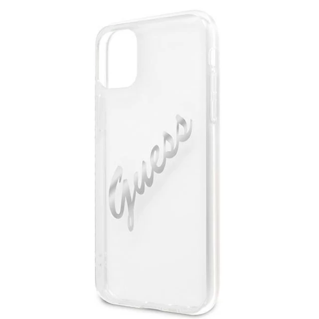 Чохол Guess Vintage Script для iPhone 11 Transparent (GUHCN61KTRSVSI)