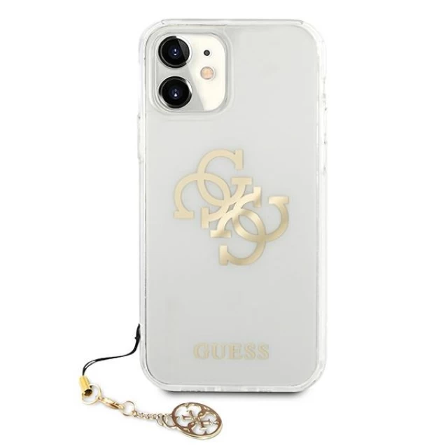 Чохол Guess 4G Gold Charms Collection для iPhone 11 Transparent (GUHCN61KS4GGO)