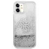 Чохол Guess 4G Big Liquid Glitter для iPhone 11 Silver (GUHCN61LG4GSI)