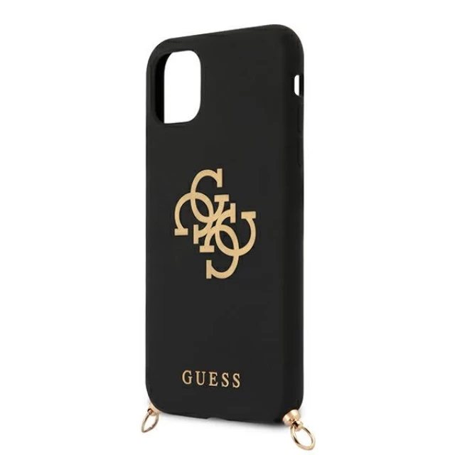 Чохол Guess 4G Gold Chain Collection для iPhone 11 Black (GUHCN61LSC4GBK)