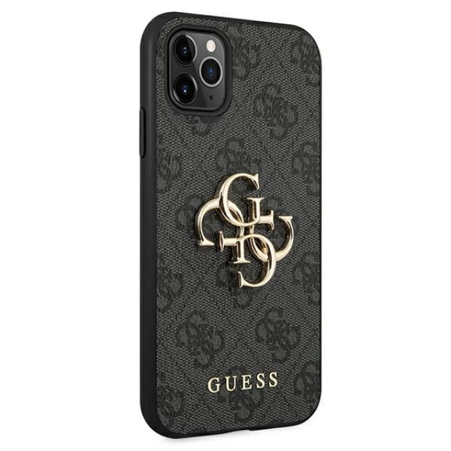 Чехол Guess 4G Big Metal Logo для iPhone 11 Pro Grey (GUHCN584GMGGR)