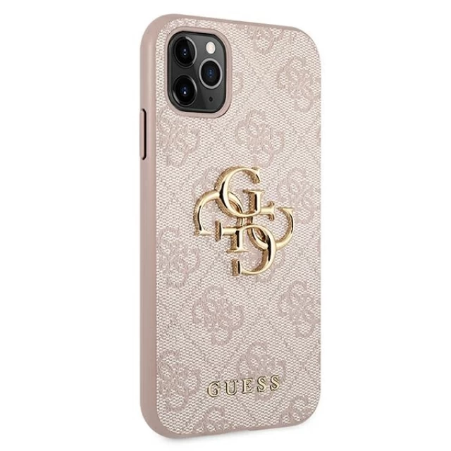 Чехол Guess 4G Big Metal Logo для iPhone 11 Pro Max Pink (GUHCN654GMGPI)