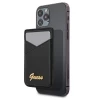 Чехол-бумажник Guess Saffiano для iPhone Black with MagSafe (GUWMSSASLBK)