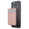 Чехол-бумажник Guess Saffiano для iPhone Pink with MagSafe (GUWMSSASLPI)