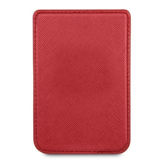 Чехол-бумажник Guess Saffiano для iPhone Red with MagSafe(GUWMSSASLRE)