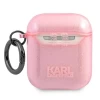 Чехол Karl Lagerfeld Glitter Choupette для AirPods 2/1 Pink (KLA2UCHGP)