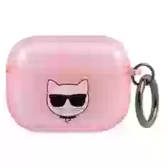 Чохол Karl Lagerfeld Glitter Choupette для AirPods Pro Pink (KLAPUCHGP)