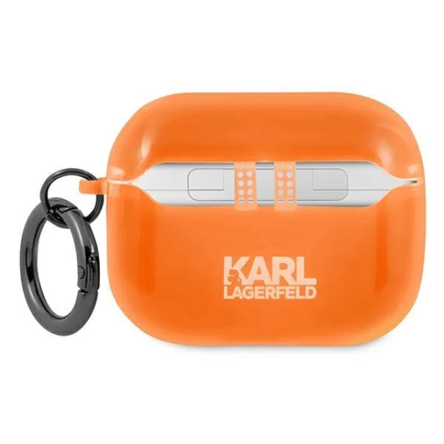 Чохол Karl Lagerfeld Choupette для AirPods Pro Orange (KLAPUCHFO)