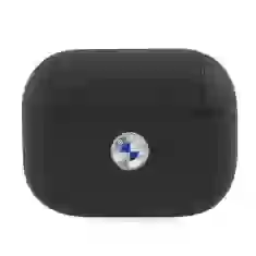 Чохол BMW для AirPods Pro Geniune Leather Silver Logo Black (BMAPSSLBK)
