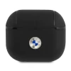 Чохол BMW для AirPods 3 Leather Silver Logo Black (BMA3SSLBK)