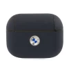 Чехол BMW для AirPods Pro Geniune Leather Silver Logo Navy (BMAPSSLNA)
