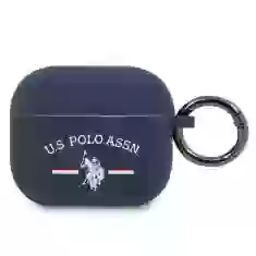 Чохол для навушників U.S. Polo Assn Silicone Logo для AirPods 3 Navy (USACA3SFGV)