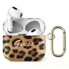 Чехол Guess Leopard Collection для AirPods 3 Gold (GUA3USLEO)
