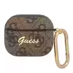Чохол Guess 4G Script Metal Collection для AirPods 3 Brown (GUA34GSMW)