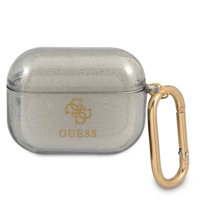 Чехол Guess Glitter Collection для AirPods Pro Black (GUAPUCG4GK)