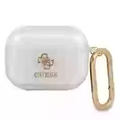 Чехол Guess Glitter Collection для AirPods Pro Transparent (GUAPUCG4GT)