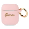 Чехол Guess Silicone Vintage Script для AirPods 2/1 Pink (GUA2SSSI)